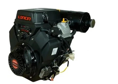 Бензиновый двигатель с электростартером Loncin LC2V80FD-E (26 л.с., шпонка 36.5 мм)