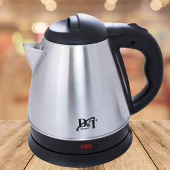Электрочайник Domotec DT 8І22 чайник электрический металлический с нержавейки нержавеющей стали, 1,2 л