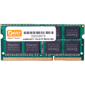 Модуль памяти для ноутбука SoDIMM DDR3 4GB 1600 MHz Dato (DT4G3DSDLD16)