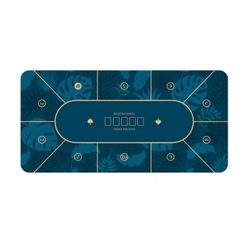 Коврик для покера пальма голубая 60*120 см (NR0150_9)