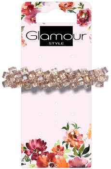 Заколка для волоссся Glamour автоматична з кристалами (5902704176225)