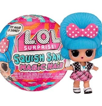 Лялька L.O.L. Surprise! Squish Sand Magic Hair Tots - ЛОЛ СКВІШ Сенд Зачіски з піску (593188) - Ігровий набір LOL