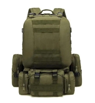 Тактичний рюкзак на 56 л D3-GGL-401 Олива