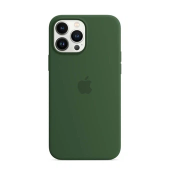 Чохол протиударний силіконовий OEM+ Premium Silicone Case with MagSafe для Apple iPhone 13 Pro (6.1") Clover (MM2P3)