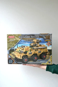 Конструктор Teko Військова техніка ЗСУ БТР-4 Буцефал
