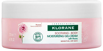 Гель для тіла Klorane Peony Moisturising Gel-Cream 200 мл (3282770209105)