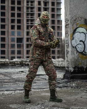 Тактичний зимовий теплий військовий комплект Artan ( Куртка + Штани ), Камуфляж: Мультикам, Розмір: XXL