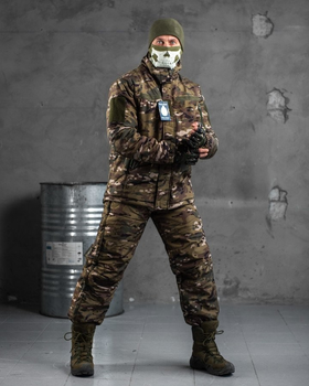 Тактический зимний теплый военный комплект Polar ( Куртка + Штаны ), Камуфляж: Мультикам, Размер: L