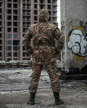 Тактичний зимовий теплий військовий комплект Artan ( Куртка + Штани ), Камуфляж: Мультикам, Розмір: S