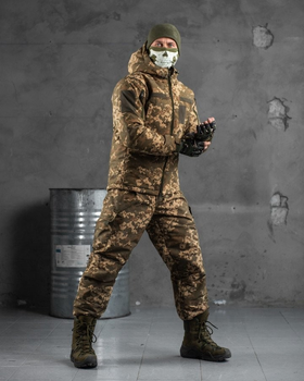 Тактичний зимовий теплий військовий комплект Polar ( Куртка + Штани ), Камуфляж: Піксель, Розмір: M
