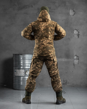 Тактический зимний теплый военный комплект Polar ( Куртка + Штаны ), Камуфляж: Пиксель, Размер: L