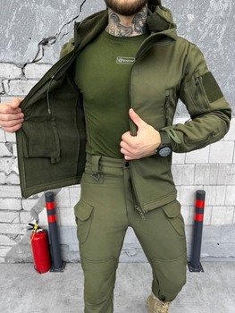 Тактичний зимовий військовий комплект Tinker ( Куртка + Штани ), Камуфляж: Олива, Розмір: XXL