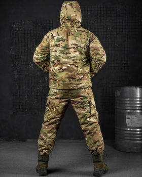 Тактичний зимовий теплий військовий комплект Mistx ( Куртка + Штани ), Камуфляж: Мультикам, Розмір: L