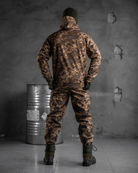Тактичний теплий військовий комплект Faura ( Куртка + Штани ), Камуфляж: Піксель, Розмір: L