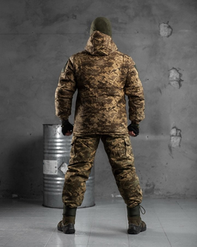 Тактический зимний теплый военный комплект Bellon ( Куртка + Штаны ), Камуфляж: Пиксель ВСУ, Размер: M