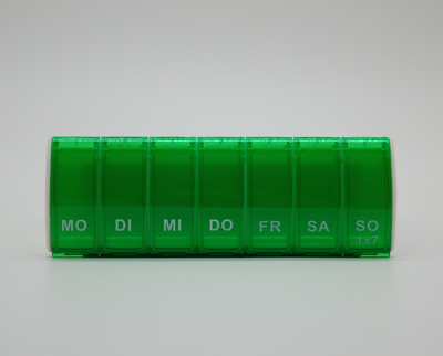 Таблетниця органайзер для таблеток 7DAYS на 7 комірок Зелений (LHB-13056)