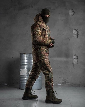 Тактический зимний теплый военный комплект Falcon ( Куртка + Штаны ), Камуфляж: Мультикам, Размер: M