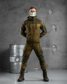 Тактический зимний теплый военный комплект Grade ( Куртка + Штаны + Термобелье ), Камуфляж: Олива, Размер: XL