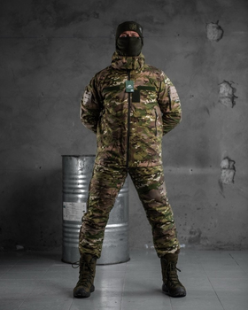 Тактичний зимовий теплий військовий комплект SZ-17 ( Куртка + Штани ), Камуфляж: Мультикам, Розмір: M