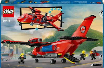 Zestaw klocków Lego City Strażacki samolot ratunkowy 478 części (60413)