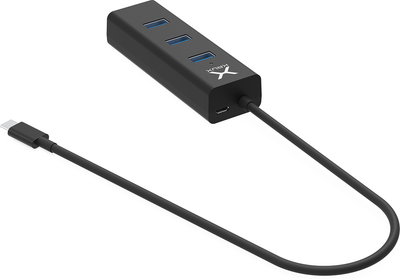 Aktywny HUB Krux z USB C z czterema złączami USB 3.0 (KRX0102)
