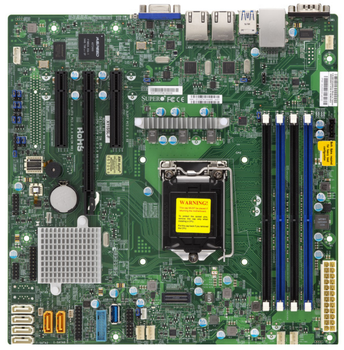 Материнська плата Supermicro MBD-X11SSL-F-O (s1151, Intel C232, PCI-Ex16)