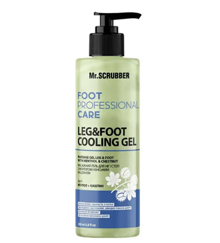 Масажний гель для ніг і стоп із ментолом і кінським каштаном Foot Professional Care Mr.SCRUBBER
