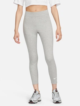 Спортивні легінси для фітнесу високі жіночі Nike W Nsw Nk Clsc Hr 7/8 Tight Lbr DV7789-063 M Dark Grey Heather/Sail (0196153590199)