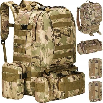 Тактический походный рюкзак на 56 л Solve D3-GGL-405 Мультикам