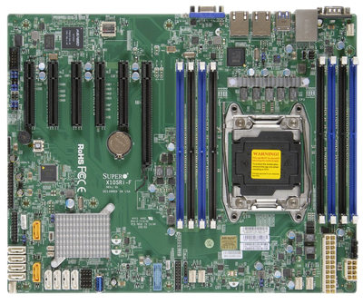 Материнська плата Supermicro MBD-X10SRI-F-O (s2011, Intel C612, PCI-Ex16)