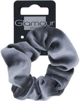 Резинка для волосся Glamour Velvet Grey (5902704177901)