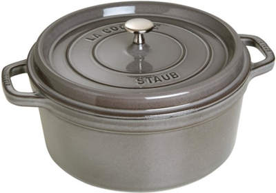 Каструля чавунна Staub La Cocotte Сірий графіт 3.8 л (40500-246-0)