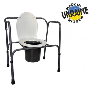 Стул туалет регулируемый складной PMED-B102 кресло для инвалидов пожилых больных