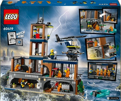 Zestaw klocków Lego City Policja z Więziennej Wyspy 980 części (60419)