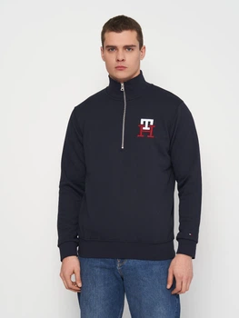 Толстовка на молнии мужская Tommy Hilfiger 11186.4 2XL (52) Темно-синяя (2000000001371)