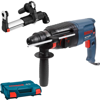 Перфоратор Bosch Professional GBH 2-26 DRE в чемодане с насадкой пылеудаления GDE 16 Plus (0611253708+1600A0015Z)