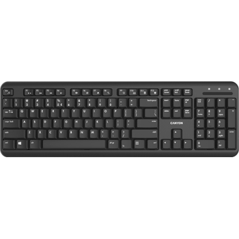 Клавіатура Canyon W20 Wireless Black (CNS-HKBW02-RU)