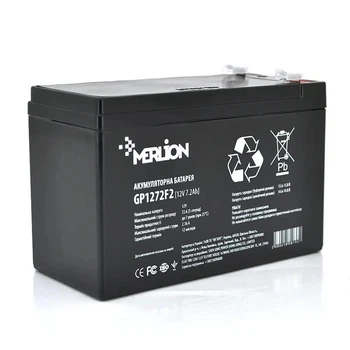 Акумуляторна батарея MERLION GP1272F2B 12V 7.2 Ah AGM VRLA