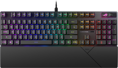 Клавиатура проводная ASUS ROG Strix Scope II RX Red UKR ABS EN/UA USB Black (90MP0350-BKMA00)