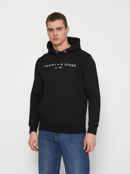 Худі чоловіче Tommy Hilfiger 11262.1 2XL (52) Чорне (smt2000000004716)