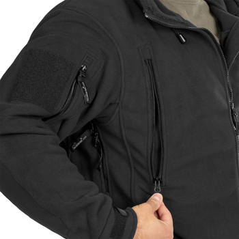 Куртка тактична Helikon-tex Флісова S Чорна PATRIOT JACKET - HEAVY FLEECE S BLACK (BL-PAT-HF-01-B03-S)