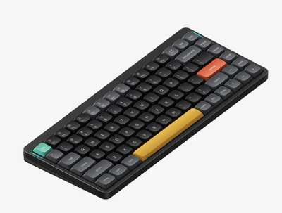 Беспроводная механическая клавиатура NuPhy Air75 V2 / Aloe switch (linear, 37g) / Color - Basalt Black / Hot-Swappable, RGB, ANSI US