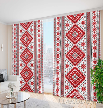 Фото Штори PHOTODECOR "Український орнамент 56"