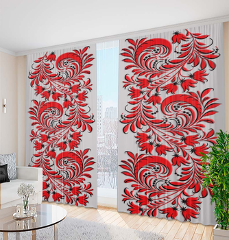 Фото Штори PHOTODECOR "Петриківський розпис 6"