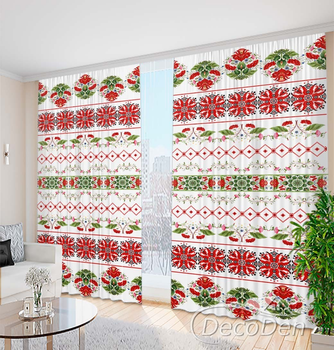Фото Штори PHOTODECOR "Петриківський розпис 9"