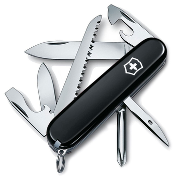 Швейцарський мультиінструмент Victorinox Hiker 91 мм Чорний 1.4613.3