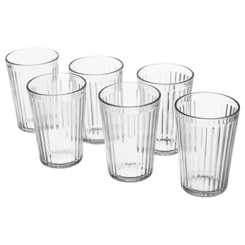 Склянка IKEA ВАРДАГЕН прозоре скло, 31 сл 002.869.17