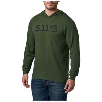 Футболка с длинным рукавом 5.11 HOODED LONG SLEEVE TEE 76165 Large, Kombu Green