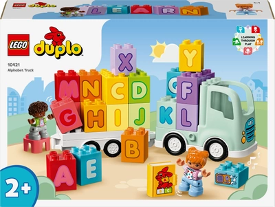 Zestaw klocków Lego DUPLO Town Ciężarówka z alfabetem 36 części (10421)