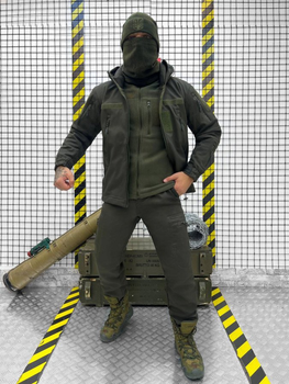 Тактичний костюм олива SoftShell софтшел XL